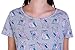 Women Pajama Set Sleepwear Tops with Capri Pants Casual and Fun Prints Pajama Sets SY215-Gray Owl-XL