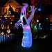 YIHONG 12 Ft Halloween Inflatables Scary Ghost with Color Changing LEDs Decorations - Blow up Party Decor for Indoor Outdoor Yard