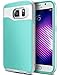 Galaxy S6 Case, Caseology [Wavelength Series] Slim Dual Layer Protection Textured Grip Protective Cover [Mint Green] for Samsung Galaxy S6