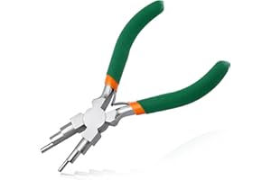 LEONTOOL Wire Bending Pliers 6 in 1 Bail Making Pliers 3mm to 10mm Wire Looping Plier Wire Wrapping Tools for Jewelry Making,