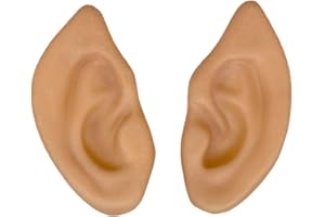 FORUM NOVELTIES Beige Rubber Latex Pointed Elf Ears Costume Accessory
