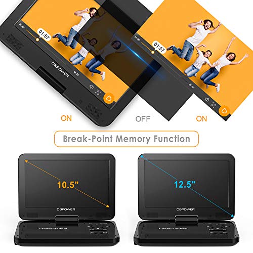 2 DBPOWER+Portable+Player+Rechargeable+Battery