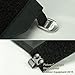 Black Crystal Ski Snow Gaiters Hiking Waterproof Breathable Nylon Men's Black Size Large