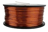 TEMCo 18 AWG Copper Magnet Wire - 1.5 lb 299 ft 200øC Magnetic Coil Winding