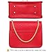 TOYOOSKY Small Crossbody Bag Purses For Women Mini Size Chain Shoulder Red Purse Gift Evening Bags Cute for Sports Concert Prom Party Present
