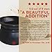 Body Butter Warmer Melting Pot - Gently Warm Your Body Butter for Easy Application and Deep Exfoliating - Melt Shea Butter, Cocoa Butter, Mango Butter, etc. - Plug In - Easy to Clean - Black Ceramic