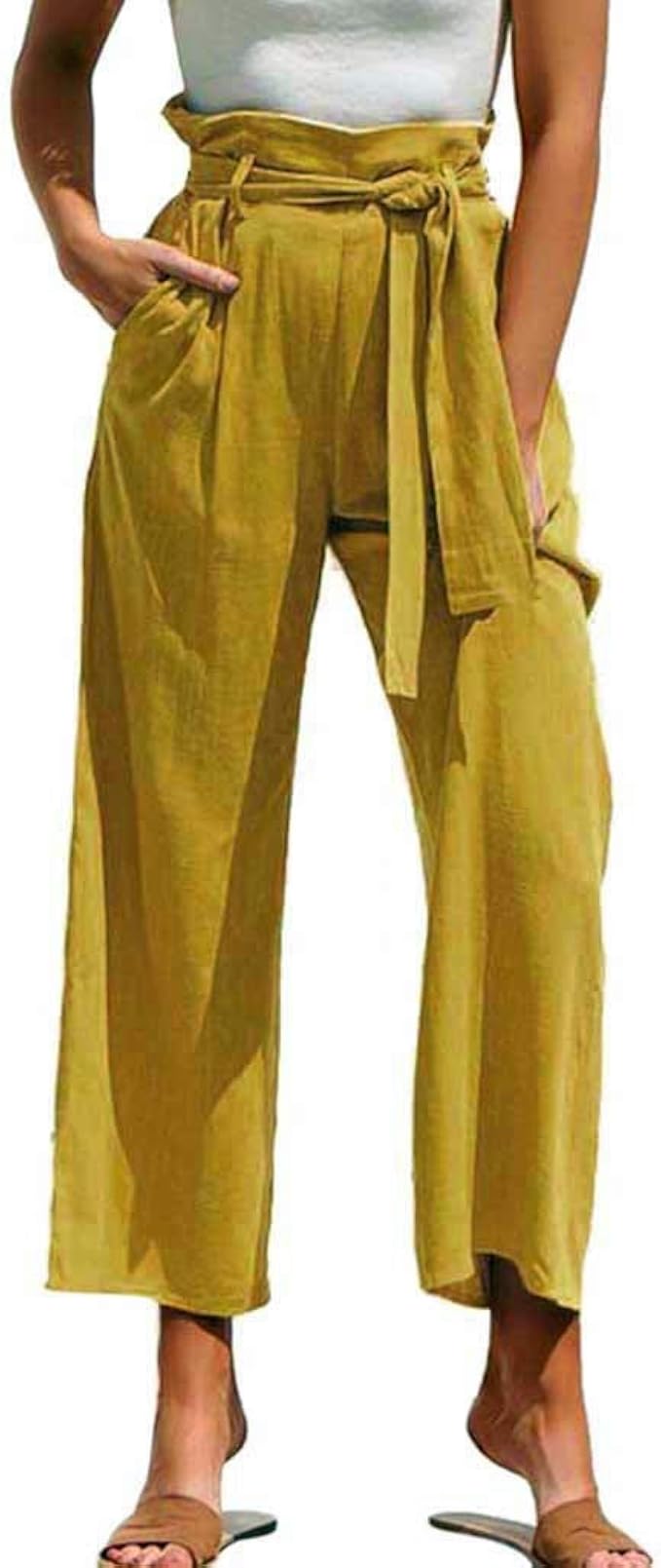 Women Palazzo Trousers Floral Print 