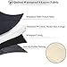 Vivaglory Dog Front Seat Covers with No-Skirt Design, Quilted & Durable 600 Denier Oxford Car Seat Protectors with Anti-Slip Backing for Front Seats, Buckets, Fits Most Cars, SUVs & MPVs, Cream