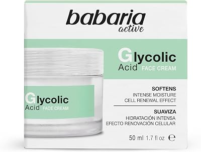 Babaria Glycolic Acid Moisturizer for Women | Anti-Stain Facial Cream, Vitamin