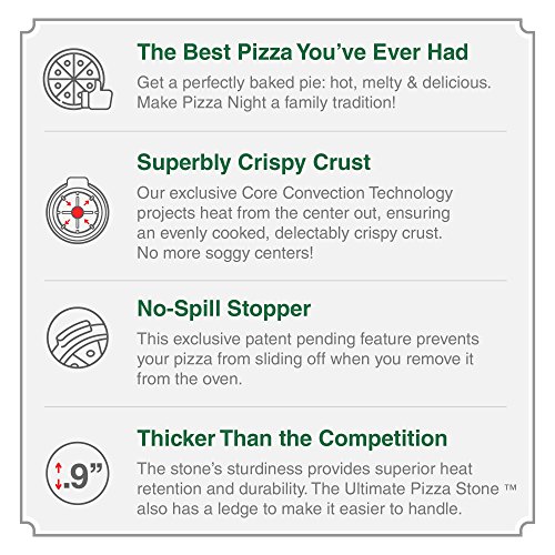 The Ultimate Pizza Making Kit - Our Ultimate 16 inch Round Pizza Stone and 14 inch Pizza Peel Bundle. Great Tools for Safely Baking Pizza, Cookies and Bread