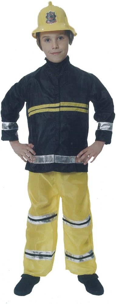 Boys Fireman Fancy Dress Costume