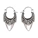 NOVICA Artisan Handmade .925 Sterling Silver Hoop Earrings Ornate Balinese Indonesia 'Bali Origin'