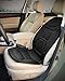 Relaxzen 5-Motor Massage Seat Cushion with Heat, Black