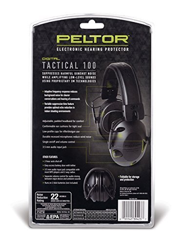 Peltor Sport Tactical 100 Electronic Hearing Protector, Ear Protection, NRR 22 dB, Ideal for Shooting and Hunting (Certified Refurbished) - Thumbnail 6