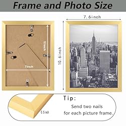 RUN HELIX 7x10 Picture Frame for Wall Hanging or