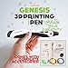 GENESIS 3D Printing Pen with Bonus Filament Refills & 3D Print Removal Tool