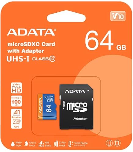Amazon.com: ADATA Premier 32GB UHS-I Class10 MicroSDHC Memory Card