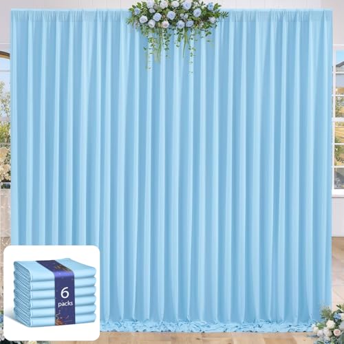 Party talk 24 X Baby Blue Backdrop Curtains