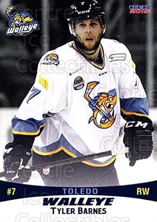 Amazon Com Ci Tyler Barnes Hockey Card 2014 15 Toledo Walleye 1