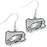 NFL Philadelphia Eagles State Design Earrings