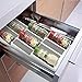 Sorbus Spice Rack Drawer Storage – Great Kitchen Organizers Spice Racks for Seasonings, Medicine Bottles, Thread, etc – Non-skid, 3 Tiers, Fits 12 Bottles (Spice Rack Drawer Organizer - White)