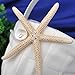 Topwedding Beach Themed Ivory Satin Flower Girl Basket with Sea Star and Seashell