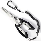 YsDiYxYw Fishing Pliers, 3rd Generation Multifunctional Stainless Steel Fish Pliers Hook Remover Tools with Lanyard, Suitable for Saltwater and Freshwater