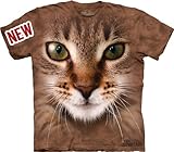 Mountain Striped Cat Face Adult Size T-shirt