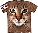 Mountain Striped Cat Face Adult Size T-shirt