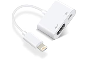 WAMAXLINK [Apple MFi Certified] Apple Lightning to HDMI Adapter for iPhone to TV, Lightning Digital AV Adapter 1080P Video & Audio Sync Screen Converter for iPhone 14 13 12 11 XS XR X to HDTV Projector Monitor