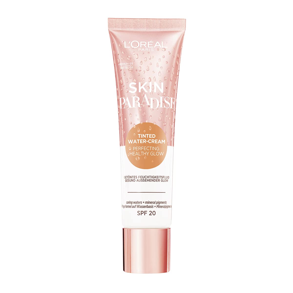 L'Oréal Paris Skin Paradise Tinted Moisturising Fluid Light 03, Pack of 1