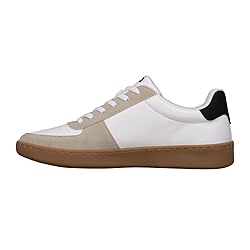 Ben Sherman Men's Hyde Sneaker, White/Black/Gum, 8.5