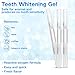 Teeth Whitening Kit, 16 Teeth Whitening LED light with 5 Teeth Whitening Gels and 3 Teeth Whitening Strips, 4 Adapters for iPhone/Android/Type-C/USB for Home Use