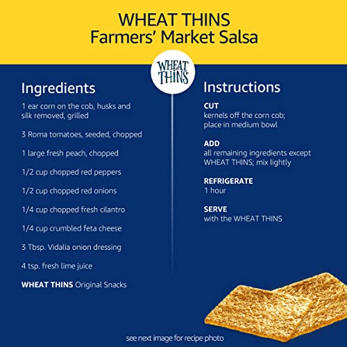 WHEAT THINS ORIGINAL SNACKS, WHOLE GRAIN WHEAT CRACKERS, SNACK CRACKERS, 8.5 OZ