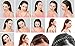 Merrylight Fashion Elastic Stretch Hair Braid Headband Plaited Braid Synthetic Hair Band Hair Piece (Dark Brown-4)