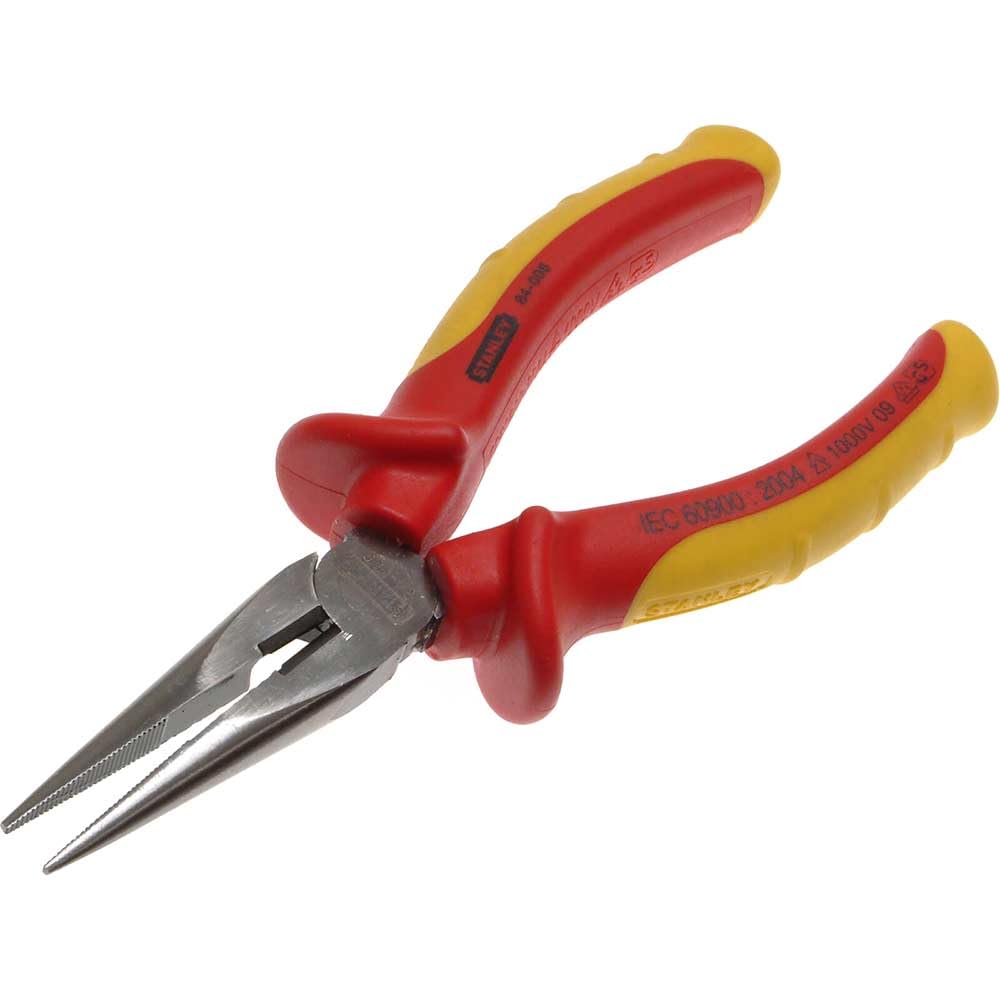 Stanley VDE Long Nose Plier 160MM 0 84 006