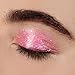Lime Crime Diamond Dew Glitter Eyeshadow (Paris). Iridescent Lid Topper (Malibu Pink Iridescent 0.14 fl oz).