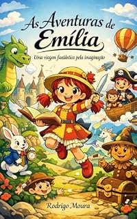 Livro As Aventuras de Emília no País-Maravilhas: Uma Viagem Fantástica pela Imaginação