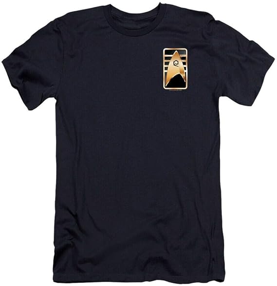 Amazon メンズtシャツスタートレックディスカバリーカデットバッジプレミアム夏おかしいプリント半袖屋外diyかわいいtシャツルーズスリム漫画コットンoネックトップス Tシャツ カットソー 通販