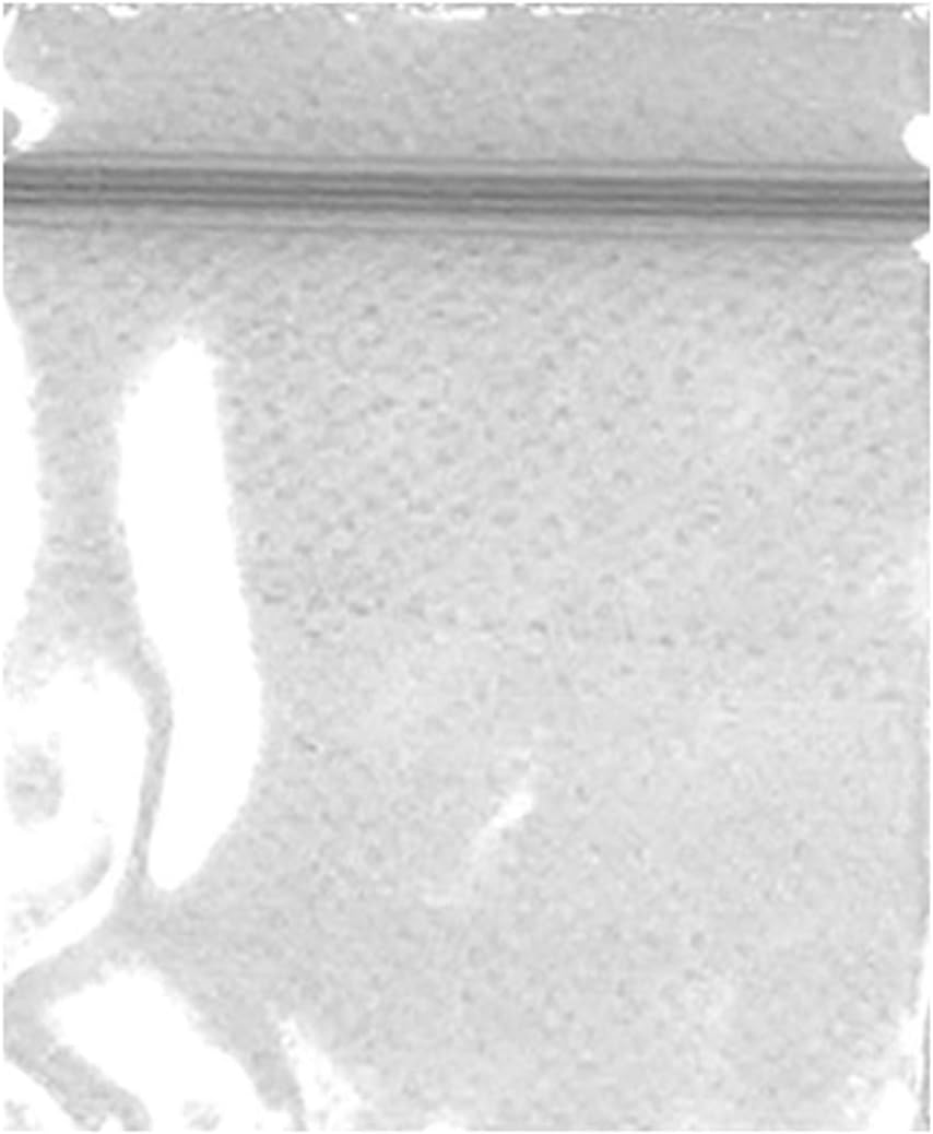 200-0.75" x 0.75" 7575 Clear Small Zipper Lock Baggies Craft Resealable Plastic Baggy 2 Mil Zipper Poly Bags