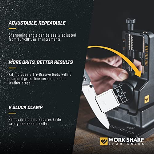 Work Sharp Precision Adjust Elite Knife Sharpener Including Additional