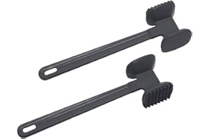 Starfrit Gourmet - Meat Tenderizer - Double Surface: Flat to Pound and Textured to Tenderize - Sturdy Alloy