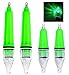 JSHANMEI 4pcs Fishing Light Green LED Underwater Super Waterproof Night Fishing Light Lure for Attracting Bait and Fish Deep Drop Underwater