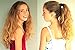 Burlybands Large Hair Ties for Thick, Heavy or Curly Hair - Non-Slip, Non-Damage, Seamless Women's Ponytail Scrunchies - Brown, 3 Pcs