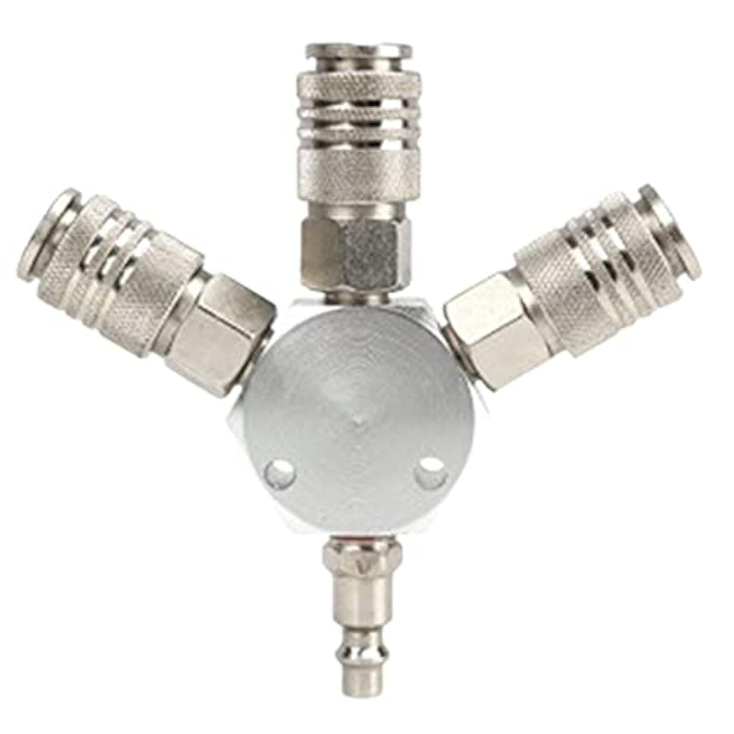 CENPEK Pneumatic Connector,Professional Practical 3 Ways Air Hose Manifold Quick Coupler Connector Adapter Splitter 1/4 inch F-NPT with Self-Locking Structure