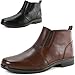 Alpine Swiss Men's Eli Lined Ankle High Zipper Chelsea Boots