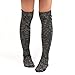 Long Socks,Haoricu Women Socks Warm Over Knee High Boots Long Socks (Dark Gray)