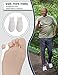 Tailor's Bunion Corrector and Bunionette Gel Toe Separators for Pinky Toe by Toe Glow