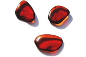 IAN AND VALERI CO. Amber Flat Gemstones Very Small Set of 3 Stones