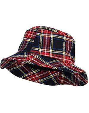 Women's Plaid Bucket Hat